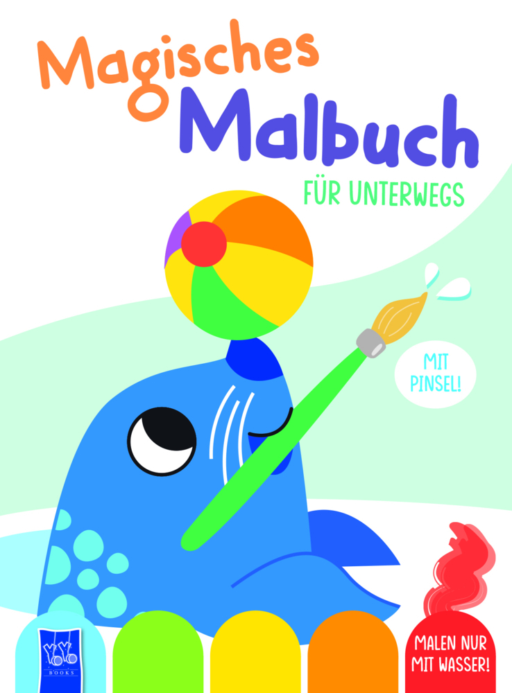 Magisches Malbuch für unterwegs - Cover Seelöwe main product photo