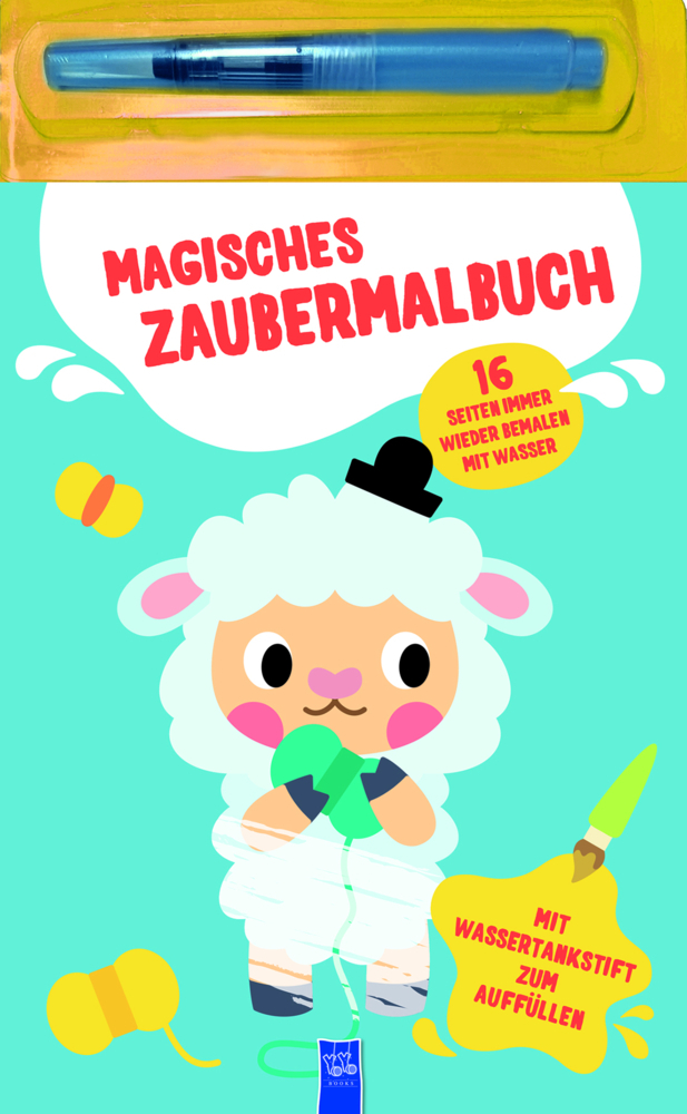 Magisches Zaubermalbuch - Blau (Schaf) main product photo