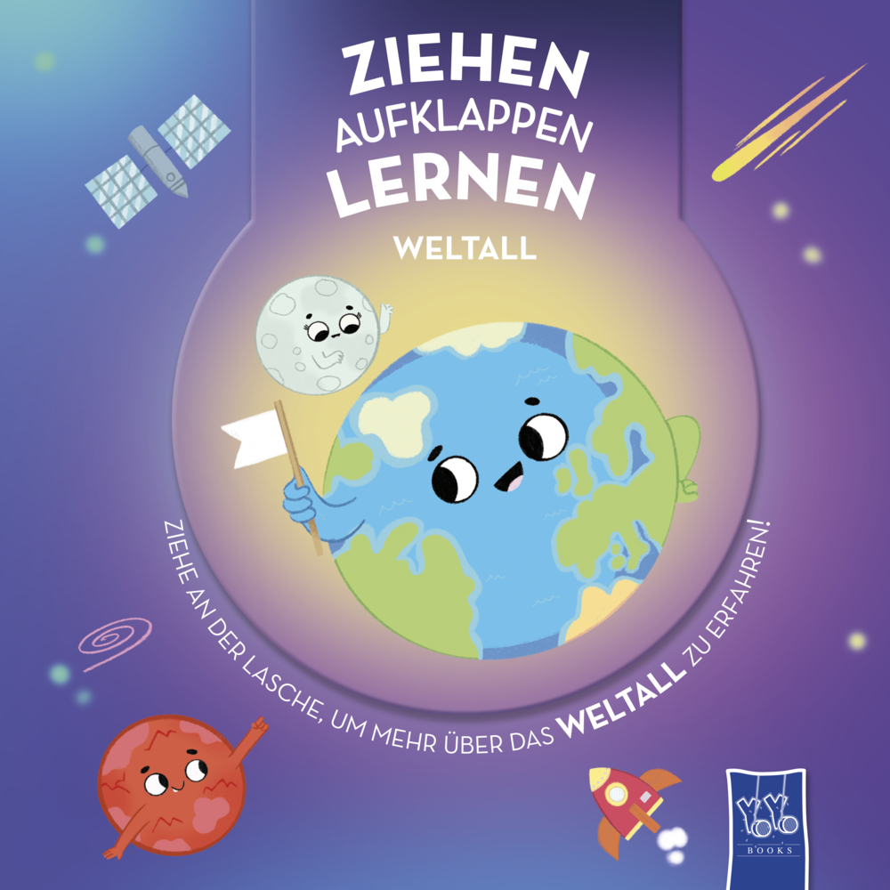 Ziehen - Aufklappen - Lernen: Weltall main product photo