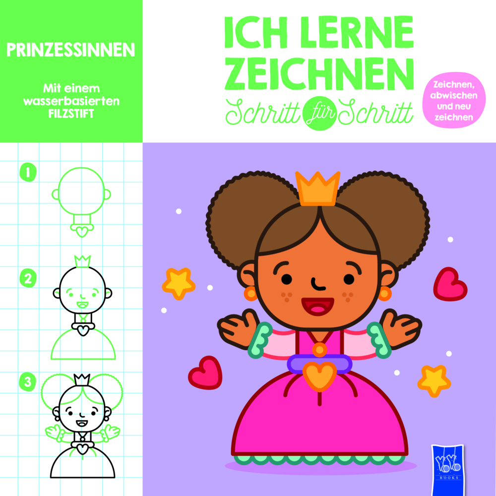 Ich lerne zeichnen - Schritt für Schritt: Prinzessinnen main product photo