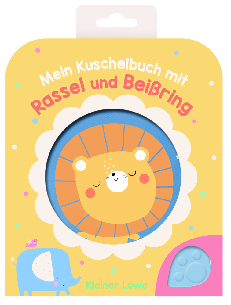 Mein Kuschelbuch mit Rassel und Beißring - Kleiner Löwe main product photo