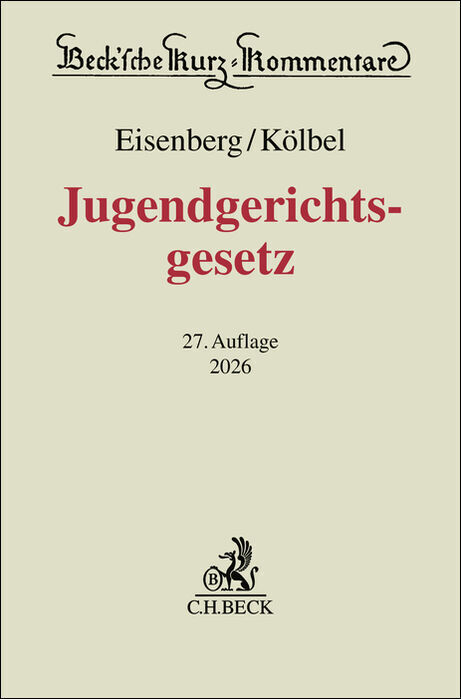 Jugendgerichtsgesetz main product photo