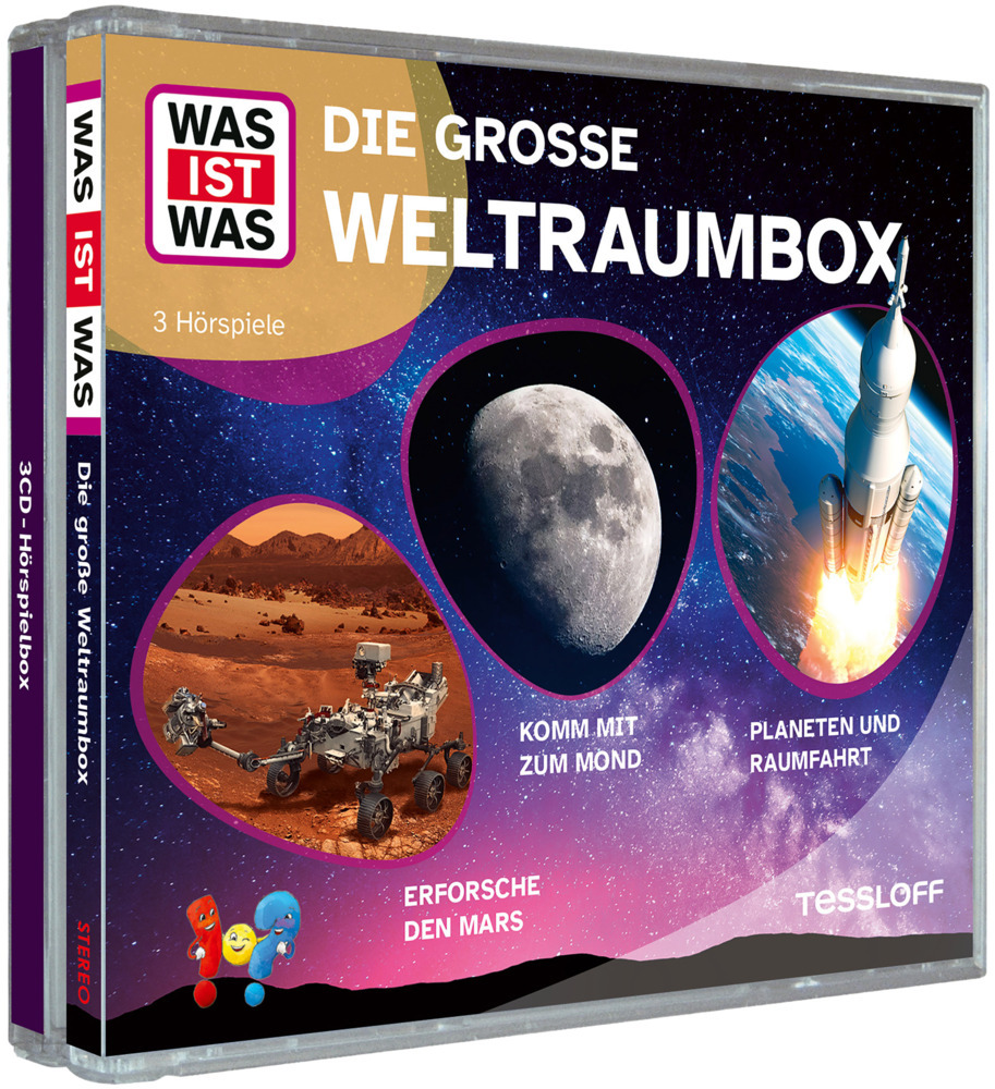WAS IST WAS 3-CD Hörspielbox. Die große Weltraumbox main product photo