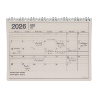 MARK'S 2026 Tischkalender, M , Ivory