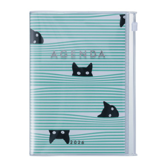 MARK'S 2025/26 Taschenkalender, A6 Cats, Mint