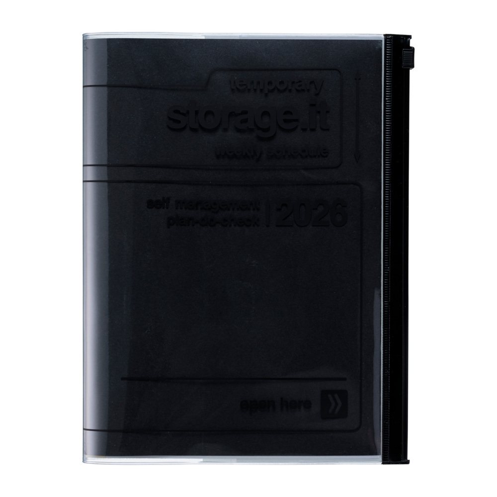 MARK'S 2025/26 Taschenkalender, A5 Storage.it, Black main product photo
