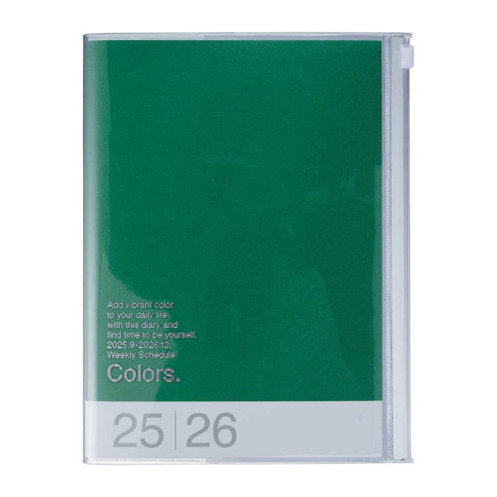 MARK'S 2025/26 Taschenkalender, A5 Colors, Green main product photo