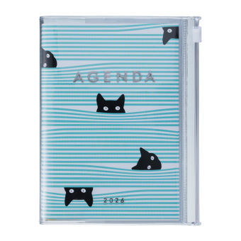 MARK'S 2025/26 Taschenkalender, B6 Cats, Mint