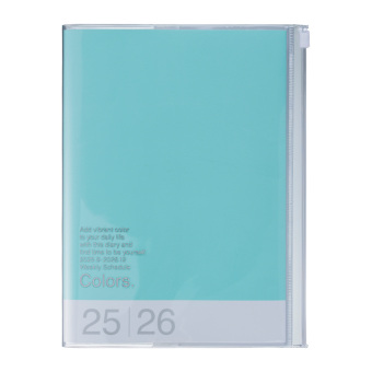 MARK'S 2025/26 Taschenkalender, A5 Colors, Mint
