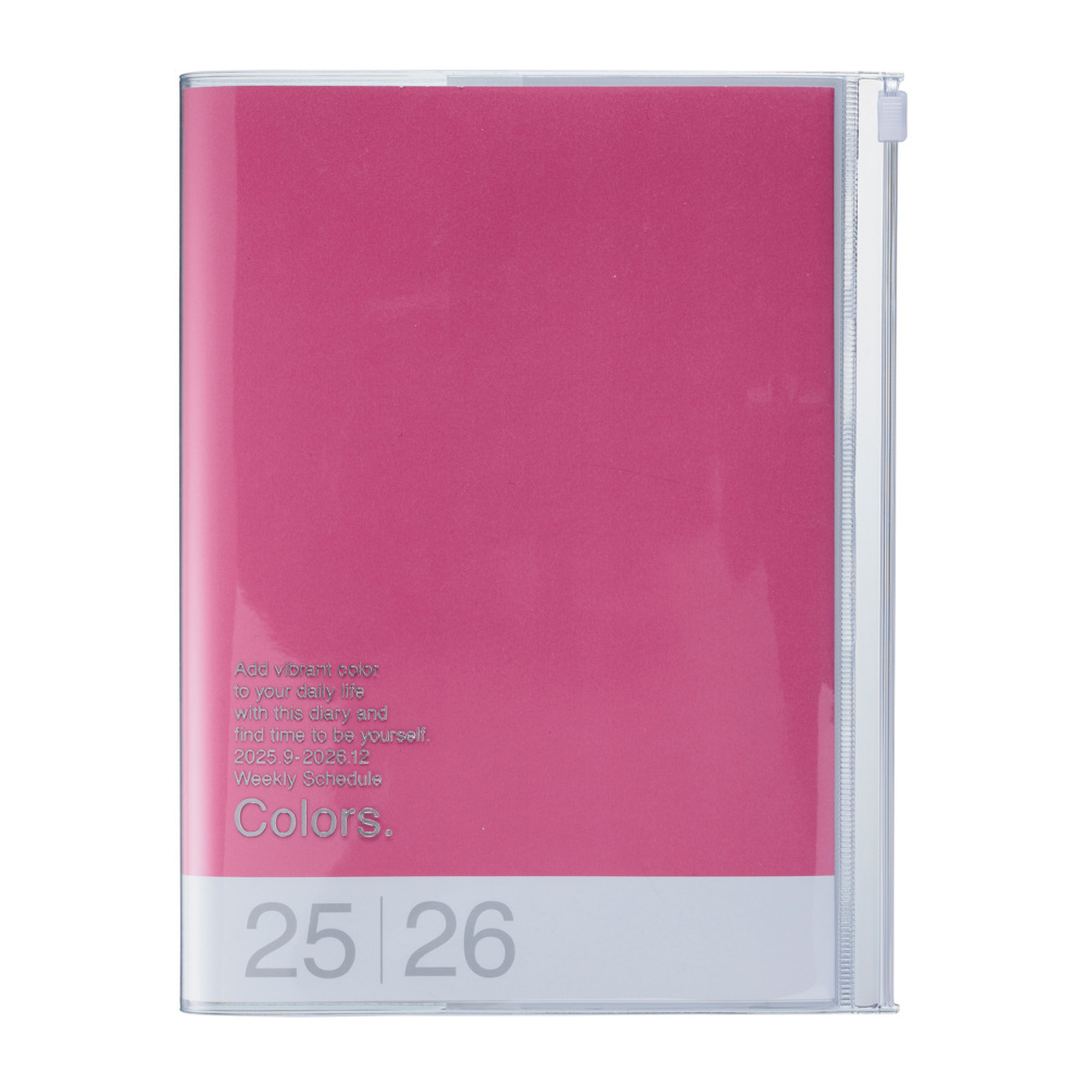 MARK'S 2025/26 Taschenkalender, A5 Colors, Pink main product photo