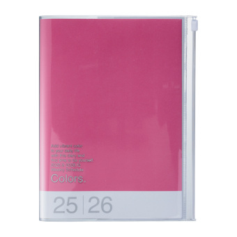 MARK'S 2025/26 Taschenkalender, A5 Colors, Pink