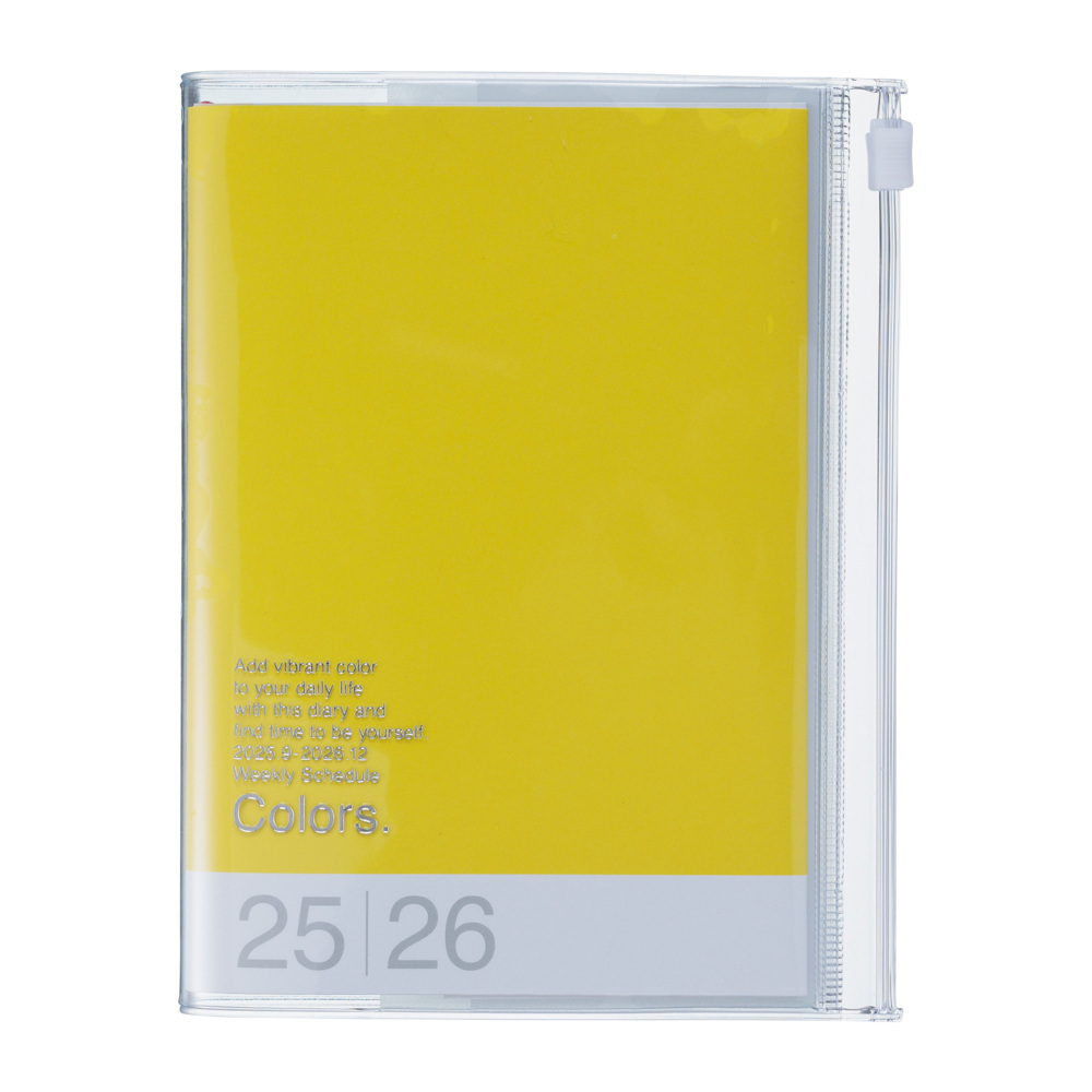 MARK'S 2025/26 Taschenkalender, A6 Colors, Yellow main product photo