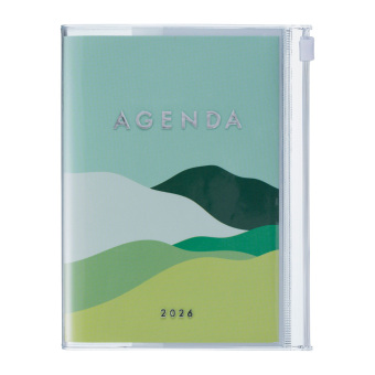 MARK'S 2025/26 Taschenkalender, A6 Mountain, Green