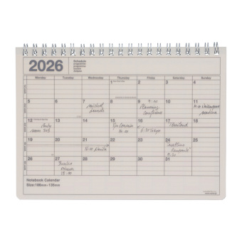 MARK'S 2026 Tischkalender, S, Ivory