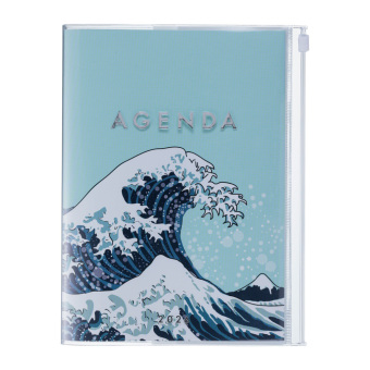 MARK'S 2025/26 Taschenkalender, A5 Japan, Wave, Mint