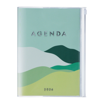 MARK'S 2025/26 Taschenkalender, A5 Mountain, Green