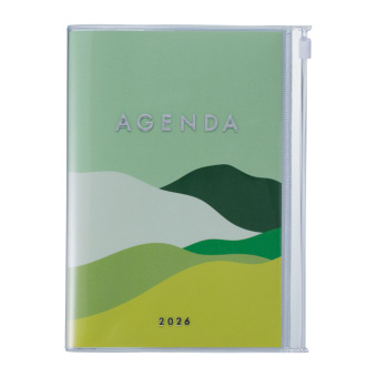 MARK'S 2025/26 Taschenkalender, B6 Mountain, Green