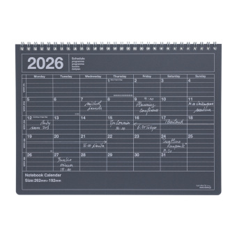 MARK'S 2026 Tischkalender, M , Black