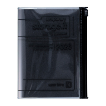 MARK'S 2025/26 Taschenkalender, A6 Storage.it, Black