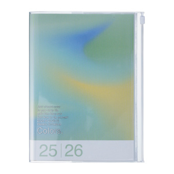 MARK'S 2025/26 Taschenkalender, A5 Gradient, Green