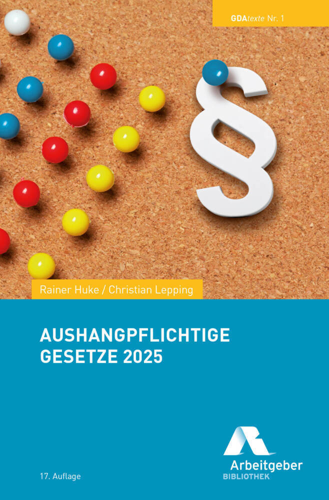 Aushangpflichtige Gesetze 2025 main product photo