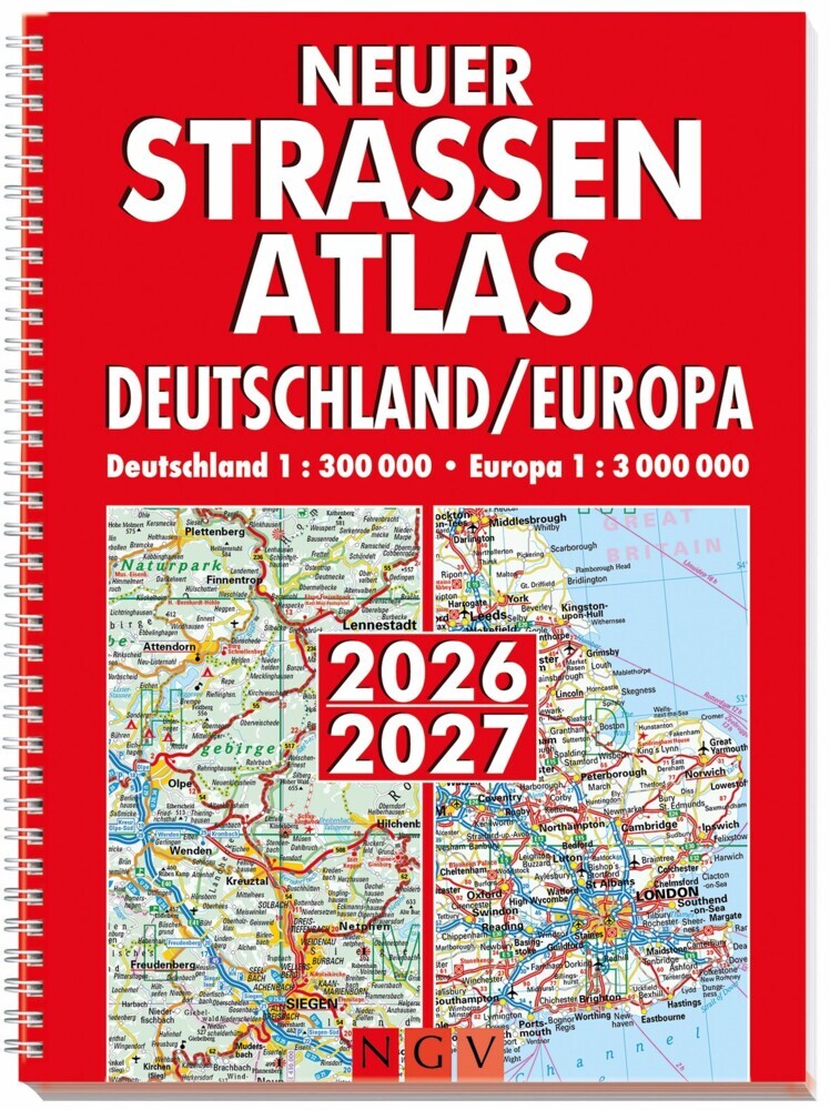 Neuer Straßenatlas Deutschland/Europa 2026/2027 main product photo