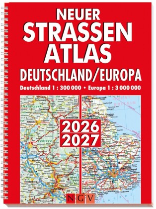 Neuer Straßenatlas Deutschland/Europa 2026/2027