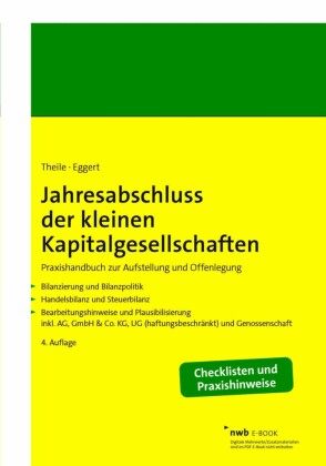 Jahresabschluss der kleinen Kapitalgesellschaften