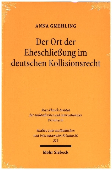 Der Ort der Eheschließung im deutschen Kollisionsrecht main product photo