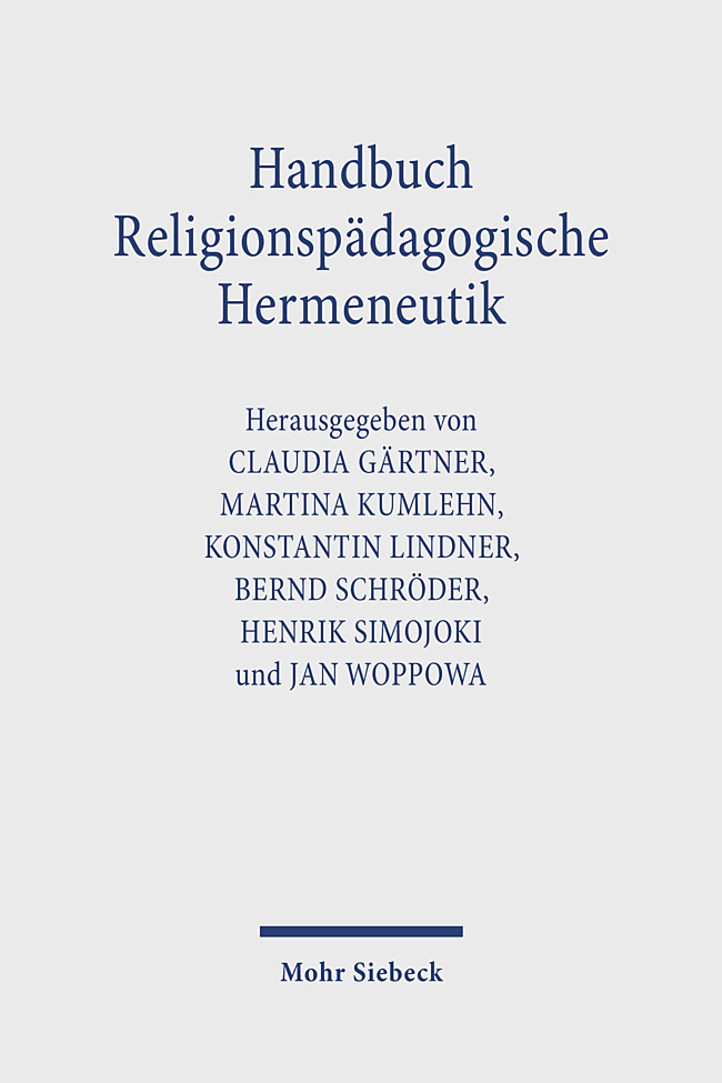 Handbuch Religionspädagogische Hermeneutik main product photo