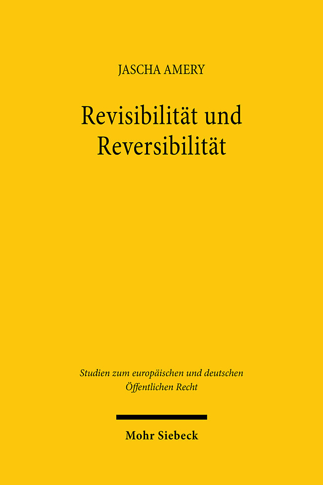 Revisibilität und Reversibilität main product photo
