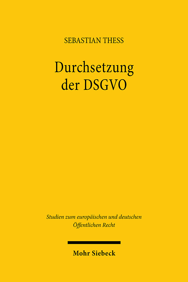 Durchsetzung der DSGVO main product photo