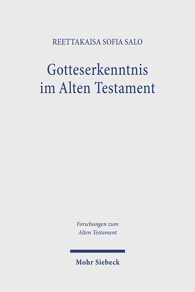Gotteserkenntnis im Alten Testament main product photo