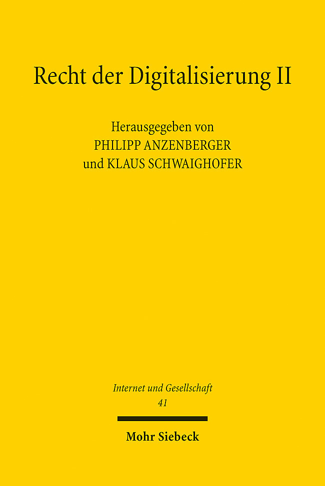 Recht der Digitalisierung II main product photo