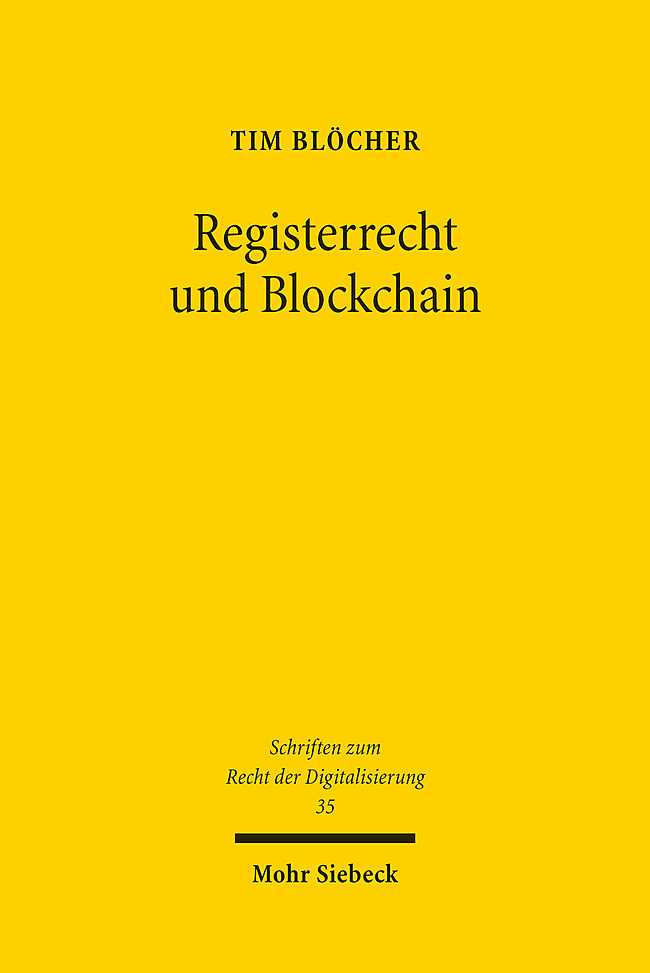 Registerrecht und Blockchain main product photo