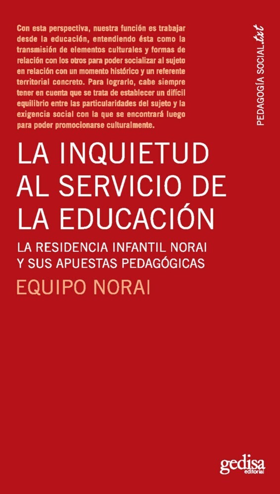 La inquietud al servicio de la educación main product photo