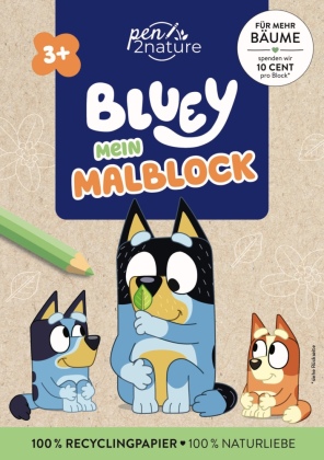 Bluey Mein Malblock