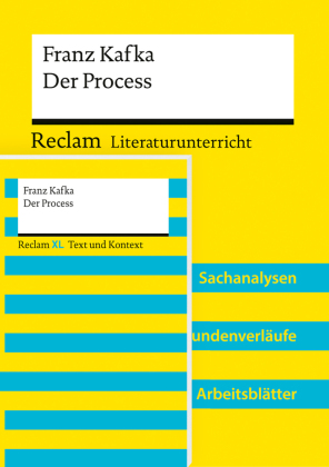 Paket für Lehrkräfte "Franz Kafka: Der Process" (Textausgabe und Lehrerband). 2 Bände eingeschweißt