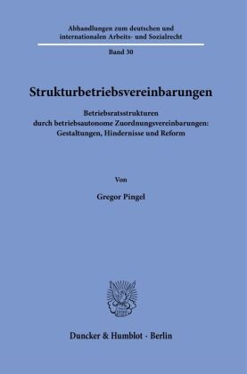 Strukturbetriebsvereinbarungen