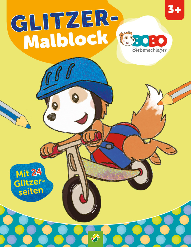 Bobo Siebenschläfer Glitzer-Malblock main product photo