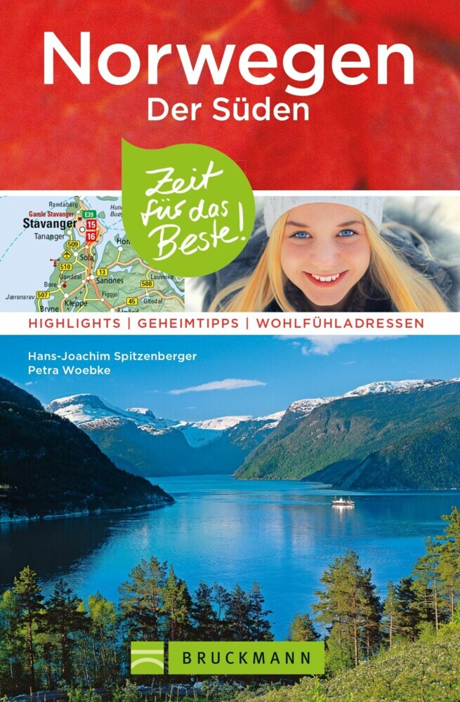 Bruckmann Reiseführer Norwegen der Süden: Zeit für das Beste main product photo