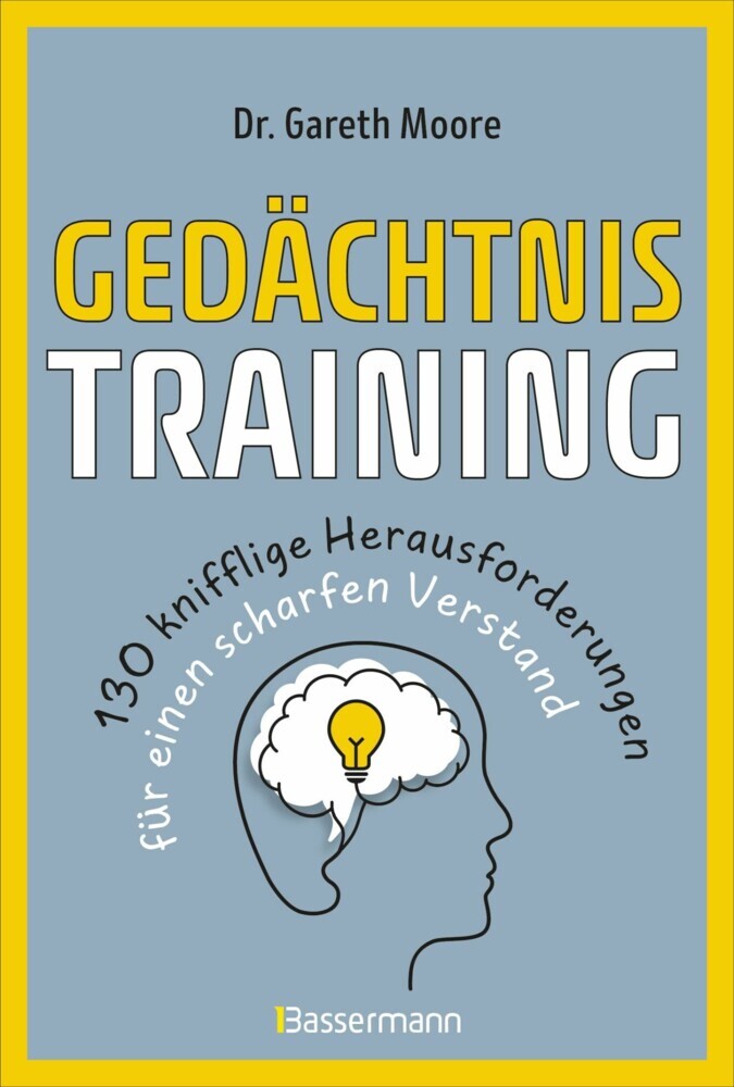 Gedächtnistraining - 130 knifflige Herausforderungen für einen scharfen Verstand main product photo
