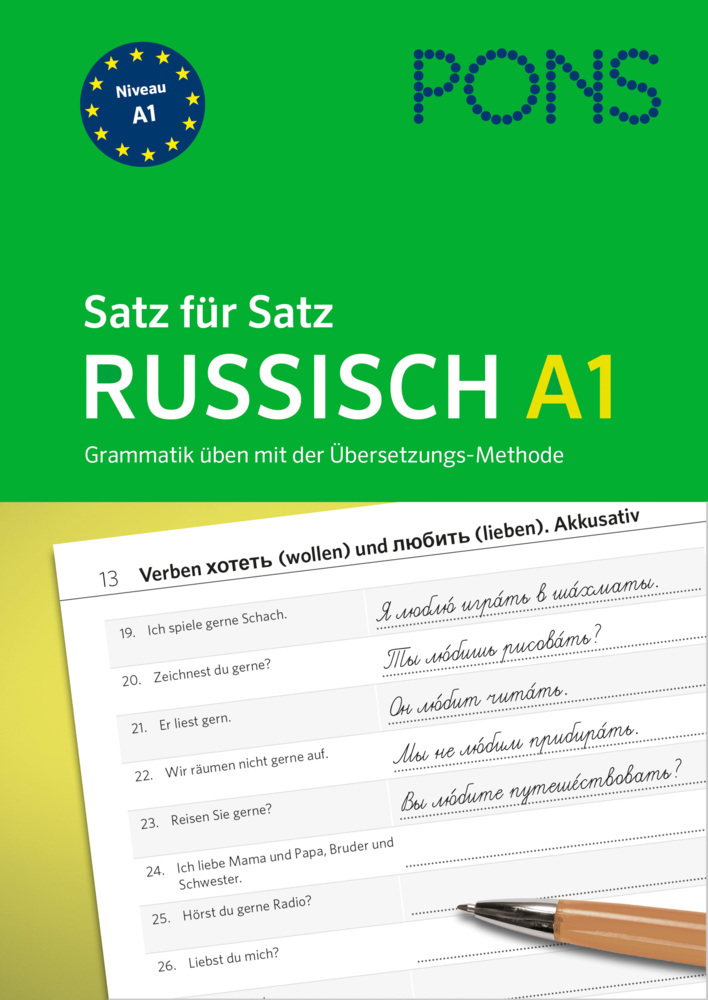 PONS Satz für Satz Russisch A1 main product photo