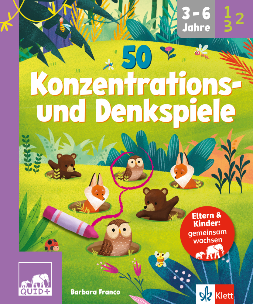 QUID+ 50 Konzentrations- und Denkspiele main product photo
