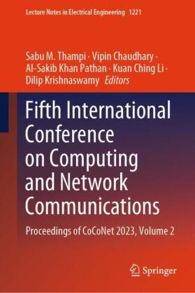 Fifth International Conference on Computing and Network Communications