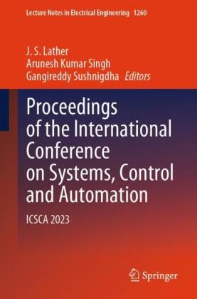 Proceedings of the International Conference on Systems, Control and Automation