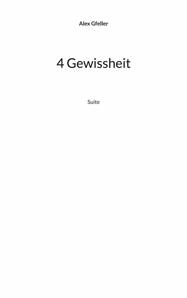 4 Gewissheit main product photo