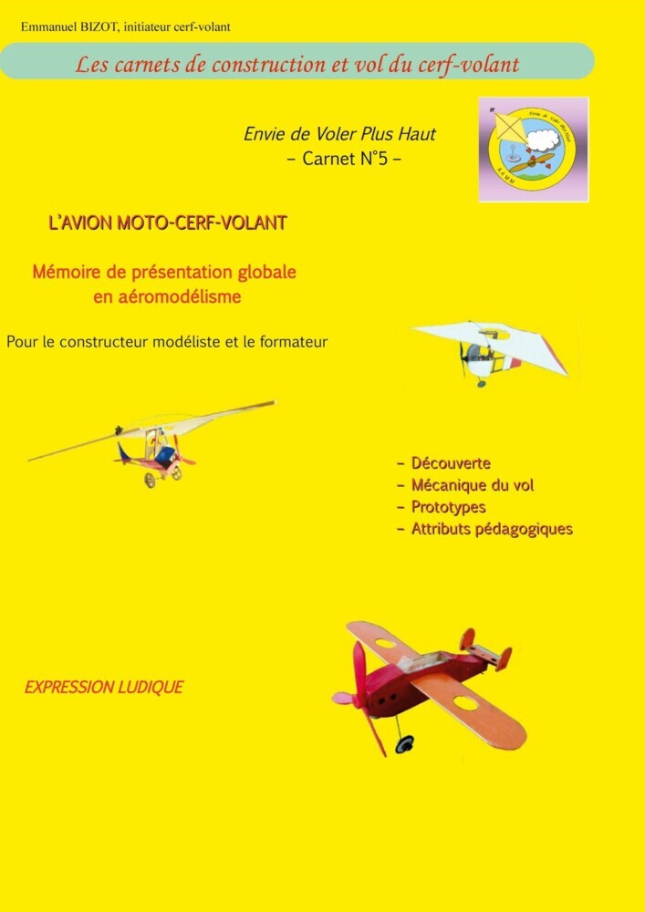 L'avion moto-cerf-volant main product photo