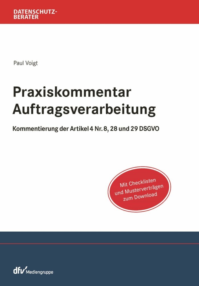 Praxiskommentar Auftragsverarbeitung main product photo