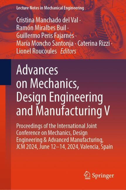 Advances on Mechanics, Design Engineering and Manufacturing V main product photo